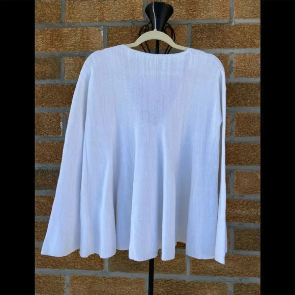 Free People Sundae Pullover White Top Sweater m - Picture 6 of 9